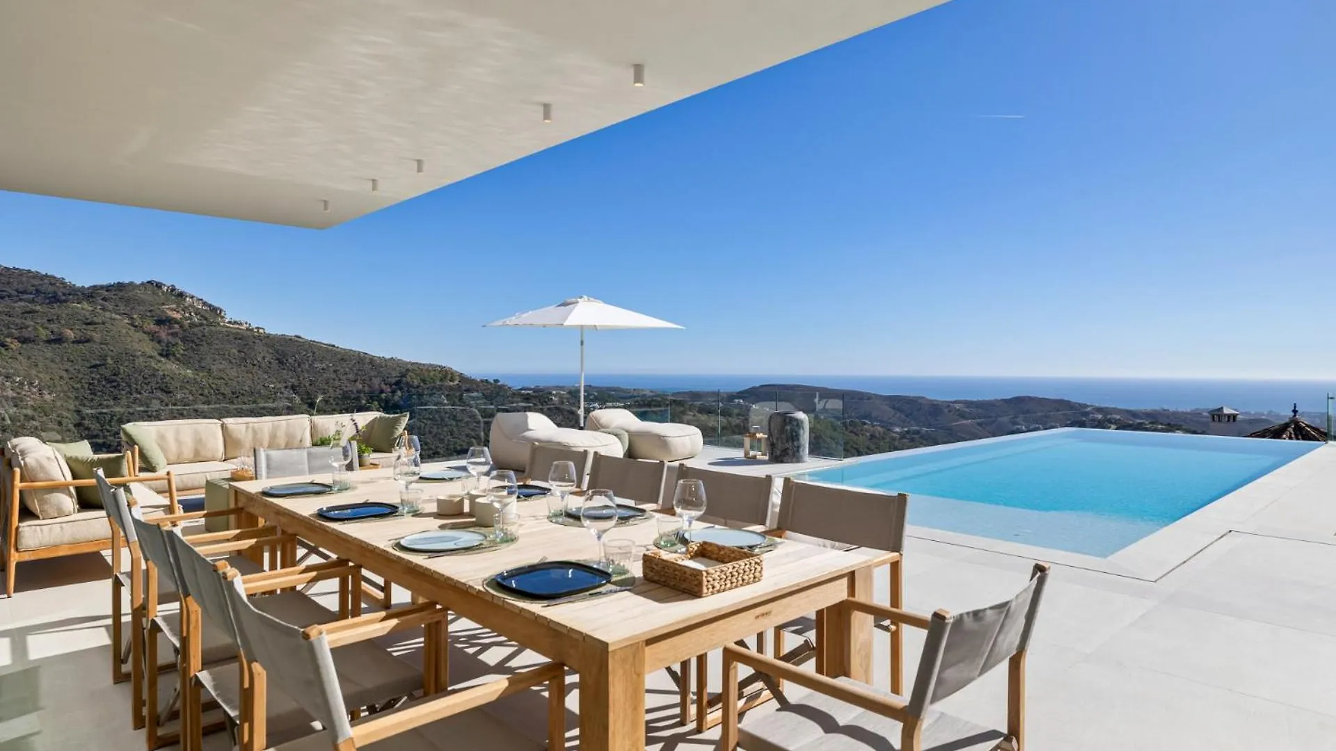 Exclusive Villa Imagine Marbella Breathtaking Panoramic Sea Views Heated Infinity Pool Benahavís Spanien